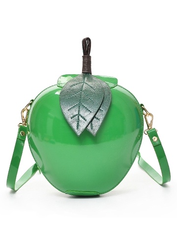 

Apple Shape PU Leather Crossbody Bag Cute Cartoon Mini Messenger Bags