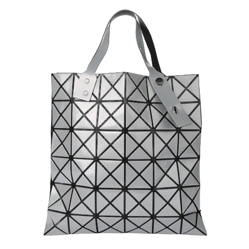 

Geometric Plaid Foldable Adjustable Shoulder Handbag