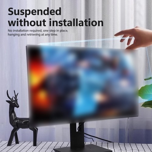 Universal Anti-Blue Light Screen Protector 12.5-32 Inches Ultra-violet Blocking Monitor Filter for Computer/Laptop Frame Suspending Type 