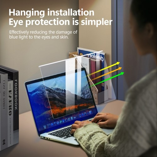 Universal Anti-Blue Light Screen Protector 12.5-32 Inches Ultra-violet Blocking Monitor Filter for Computer/Laptop Frame Suspending Type 