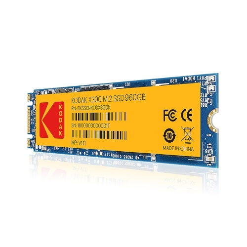 

Твердотельный накопитель Kodak X300 M.2 SSD High Speed 960GB для портативных ПК AIO