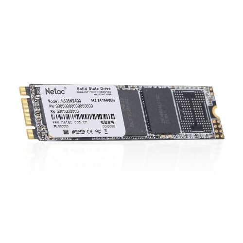 Netac N535N M.2 2280 SSD SATAIII 6Gb/s 240GB PCIe Gen3 3D MLC/TLC NAND Flash Solid State Drive