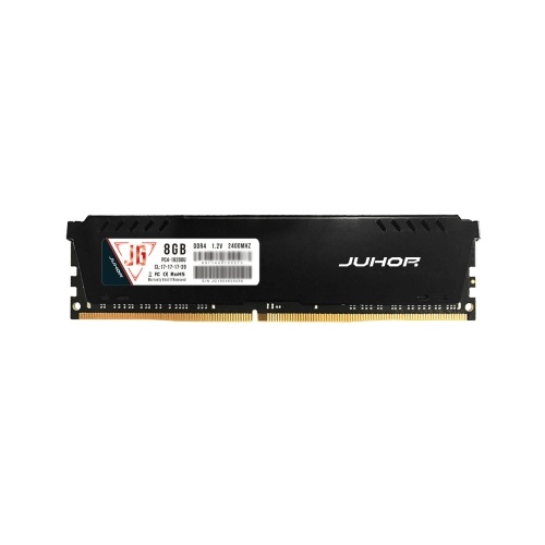 JUHOR DDR4 8GB 2400MHz 1.2V Desktop PC Memory Bank PC Memory RAM Low Power Consumption Wide Compatibility with Heat Sink