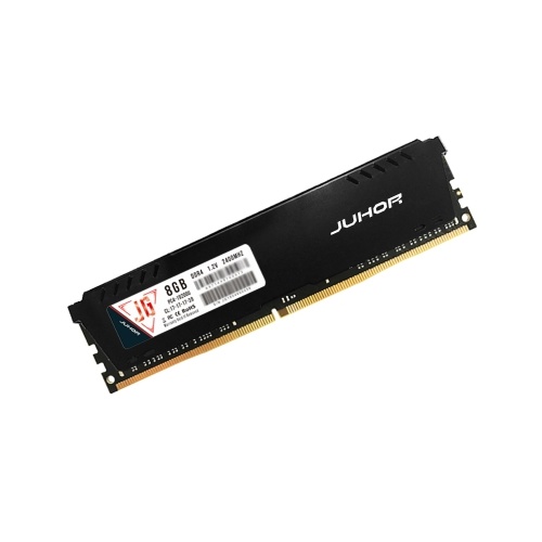

JUHOR DDR4 8 ГБ, 2400 МГц, 1,2 В, настольный ПК, банк памяти, память ПК, память ОЗУ, низкое энергопотребление, широкая совместимость с радиатором