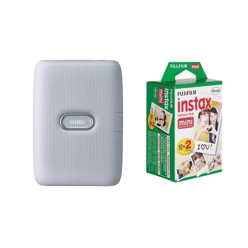 Fujifilm Portable Phone Photo Printer  +20 Sheets Mini Instant White Edge Films