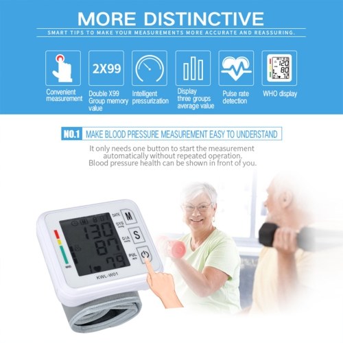 Blood Pressure Monitor and Fingertip Pulse Oximeter and Non-Contact Forehead Thermometer