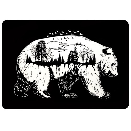 Capa protetora de encaixe de capa protetora para laptop compatível com Macbook Pro 13.3 '' / 13 '' com barra de toque (2016-2019) Bear with Views2