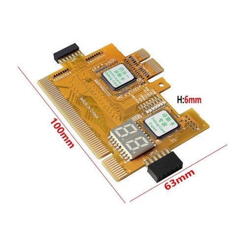 

PCI PCI-E LPC Desktop Computer Four-in-one Diagnostic Card Computer Motherboard Detection Card Fault Test Card