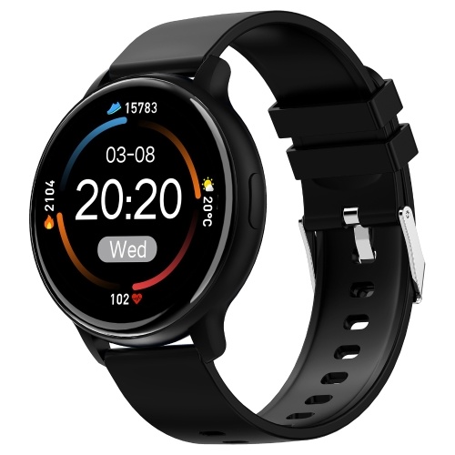 ZL27 Smart Armband 1,28 Zoll IPS Touchscreen Mehrere Sportmodi/Schrittzähler/Herzfrequenz/Blutdruck/Benachrichtigungserinnerung