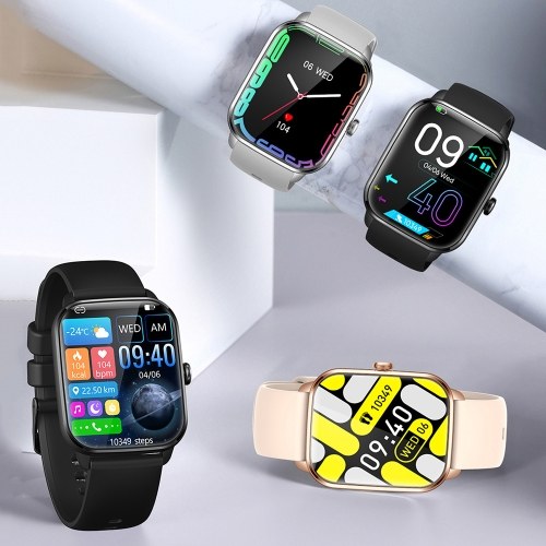 

1.9-inch smartwatch HD Color Touchscreen BT Calling Multiple Sports Modes IP67 Waterproof Suitable for Android iOS