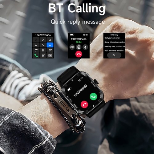 Smartwatch 1.91-inch Large Screen High-clear Display  Comprehensive Health Monitoring  Multi-function Sports Mode  Waterproof IP67  Watch for Men and Women  Blood Pressure Monitor  Glucose Monitor Watch 