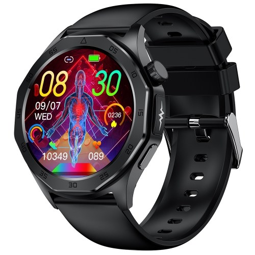 Control de salud de los deportes Smart Watch de pantalla clara de 1,43 pulgadas Monitor de sueño IP68 impermeable BT5.2 S0S Función de llamada de emergencia