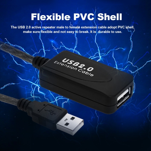 

SuperSpeed USB 2.0 Active Repeater Male to Female Extension Cable Adapter Cord