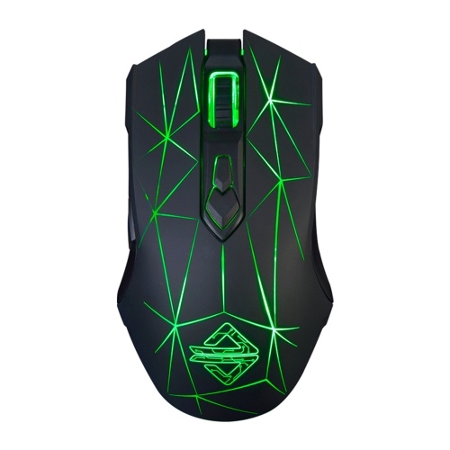 Ajazz AJ52 7 RGB Backlit Modes Wired Professional E-sport Gaming Mouse Adjustable DPI 750/1000/1250/1500/1750/2000/2500 Black+Pattern