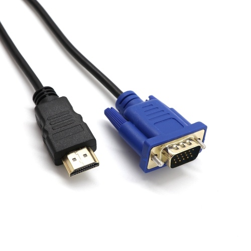 1.8M / 3.0M Cable Interfaz multimedia HD a VGA 1080P HD con cable adaptador de audio