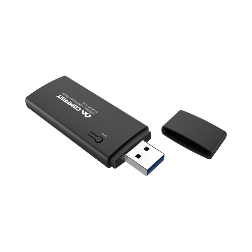 

COMFAST 912AC 1200M AC Двухдиапазонная беспроводная сетевая карта USB-адаптер WiFi-адаптер переменного тока для настольных ПК