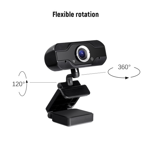 

USB Webcam Video Camera Web Digital Camera 5MP 1080P High-definition HD Camera 360°Rotation Plug and Play Camera with Noise Canceling Microphone for Computers Laptop