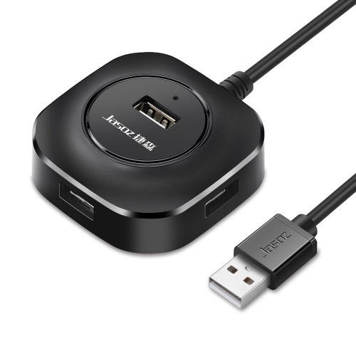 HUB USB 2.0 ad alta velocità a 4 porte con porta di ricarica USB Concentratore di espansione HUB multi-interfaccia per computer portatile