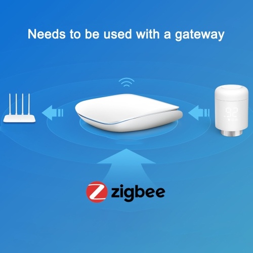 3pcs Tuya Zigbee Thermostatic Radiator Valves Intelligent Wireless Mobilephone App Control Home Heating Thermostat Radiator Compatible with Amazon Alexa Google Home
