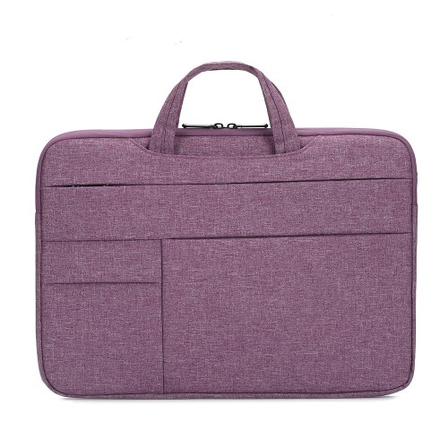 

Portable Laptop Bag 14 inch Laptop Case Waterproof Nylon Laptop Bag Briefcase Leisure Business Handbag Light Grey