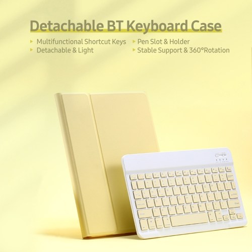

Detachable BT Keyboard Case with Elastic Pen Slot Compatible with iPad Pro11 2018/2020/ iPad air4 2020 Black