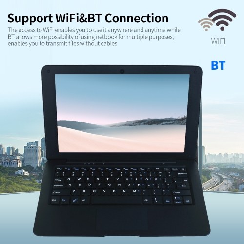 

10.1 inch Portable Netbook with Intel Atom X5-Z8350 CPU 1280*800 IPS Screen 4GB+64GB Memory WiFi/BT Connection