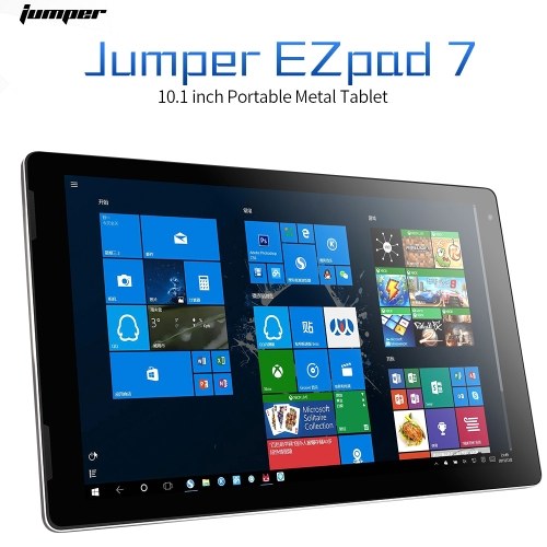 

Jumper EZpad 7 10.1 inch Portable Metal Tablet with Intel Atom X5 Z8350 Processor 4GB+128GB Memory 1920*1200 IPS Screen