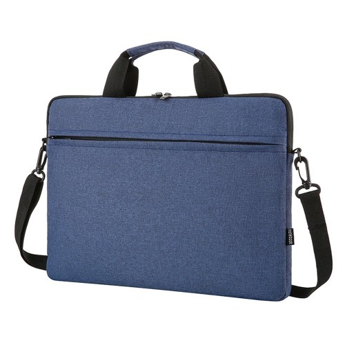 Bolsa para laptop de 13,3 polegadas de grande capacidade à prova de arranhões à prova de respingos de tecido Oxford Bolsa protetora para laptop preta