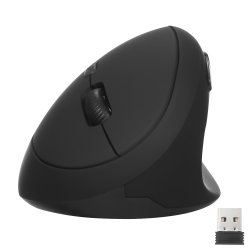 

Wired Optical Mouse Vertical Mouse USB Wired Office Mouse 6 Keys Ergonomic Mice with 3 Adjustable DPI for PC Laptop Black