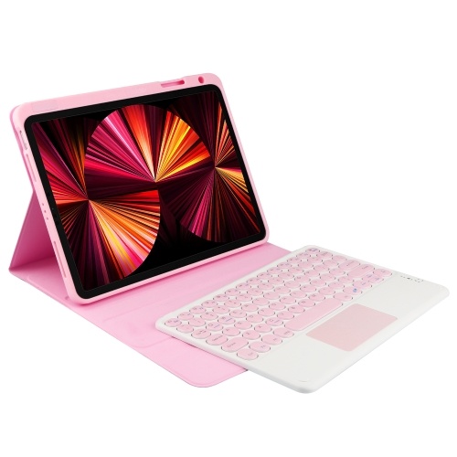 

Detachable BT Keyboard Case with Touchpad Compatible with iPad Air3 10.5(2019)/iPad Pro 10.5/iPad 10.2(2019)/iPad 10.2(2020) Pink
