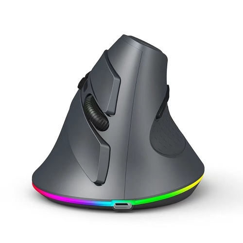 

Вертикальная беспроводная игровая мышь Программируемая мышь 2.4G Wireless+BT Connection Эргономичный дизайн