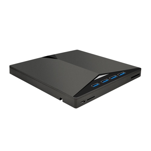 External CD/DVD Drive for Laptop Portable DVD Player CD Burner 3.0 USB External Mobile DVD/CD Seven-in-One Recorder TYPE-C External Computer Universal Drive Seven-in-One Multifunctional Design 