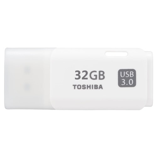 TOSHIBA 32GB USB 3.0 TransMemory Hayabusa U301 Flash Pen Drive Memory Thumb Stick External Storage Memory White