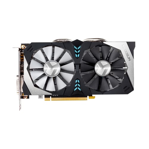 MAXSUN GeForce GTX1060 Terminator 6G jeu vidéo Carte graphique 1506-1708 / 8000MHz 6G / 192bit GDDR5 PCI-E X16 3.0 HDMI + DVI + DP Port 2 ventilateurs de refroidissement VR Prêt