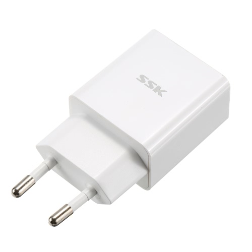 Ładowarka USB SSK 5V2.4A Ultraszybka ładowarka podróżna Universal Travel EU Plug dla iPhone iPad Smart Phone Laptop Tablet