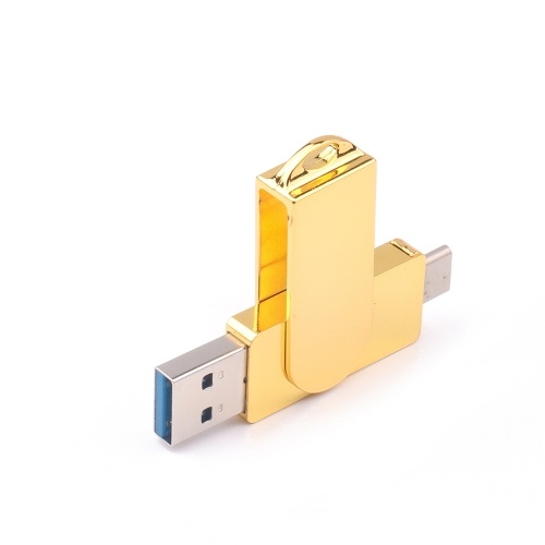 

Тип C Dual USB 3.0 Флэш-накопитель 32 ГБ Портативный U-диск Внешнее запоминающее устройство Флешка для хранения данных Флешка для компьютеров Телефоны