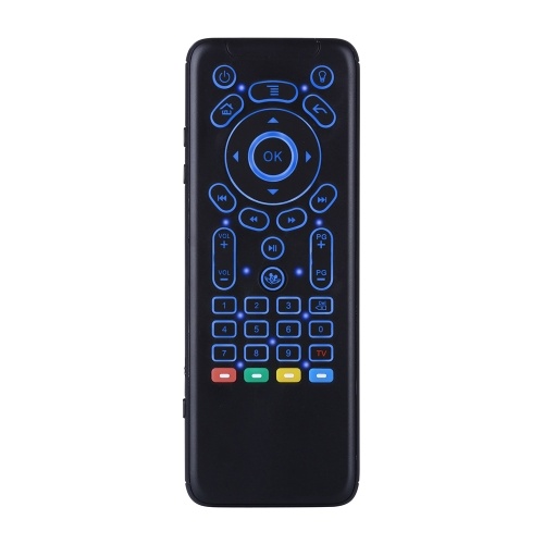 

iPazzPort KP81062 Подсветка Мини Беспроводная клавиатура Air Mouse 2.4G ИК-обучение Пульт дистанционного управления