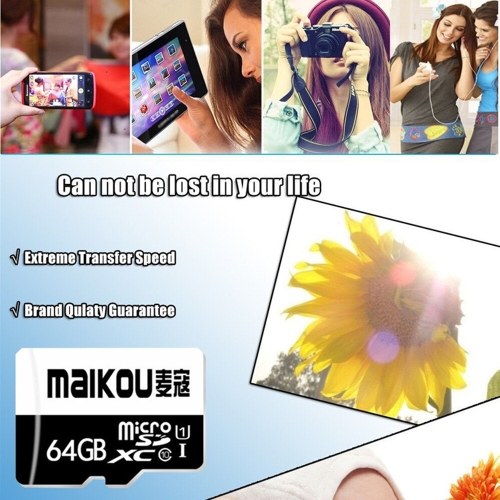 

MaiKou High Speed TF Card Micro SD Cards Phone Memory Card 32GB&Adapter