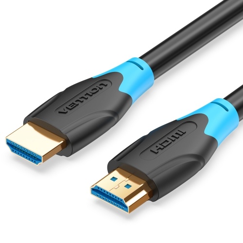 

Vention HDMI Cable 4K Digital HD Cable 3D Video Cable Data Cable 10.2Gbps 18Gbps Projector Laptop TV LCD Monitor TV Box Cable Black 1m