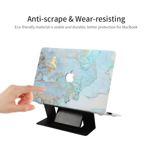 

MacBook Air 13/13.3 Case Super Thin Rubberized Coated Laptop Cover Shell Protective for Apple 13"/13.3" MacBook Air Model A1369/A1466 Scenery Pattern With Free Blue Stand