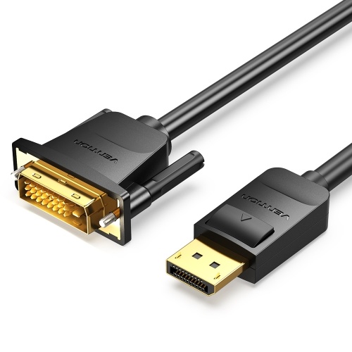 

Vention HAFBF DP Display-port to DVI 24+1Pin Converter Cable Male to Male for HDTV PC Projector Monitor Display 1080p