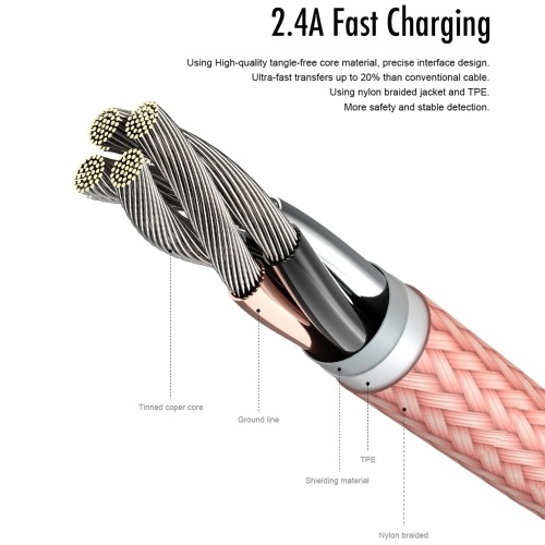 

USB-A to USB-C Data Cable Stable Data Transmission Fast-Charging Line Wide Application
