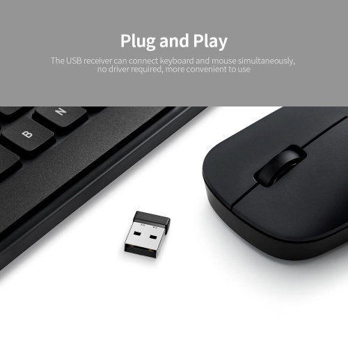 

Xiaomi Keyboard Mouse Combo 2.4G Wireless Keyboard Mouse Set