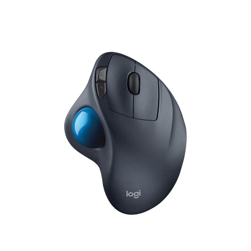 

Logitech M570 Wireless Trackball Mouse Laser Wireless Drawing Mouse 2.4G Wireless Mouse with Unifying Receiver Grey+Blue