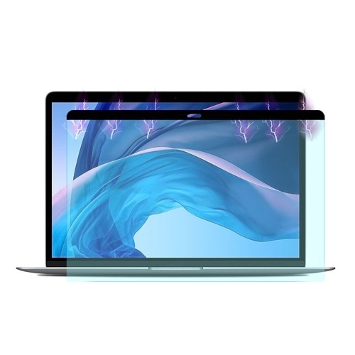 

Magnetic Blue Light Blocking Screen Protector Anti UV Film Anti Glare Frosted Film Compatible with Macbook Pro 13''(2015-2017)