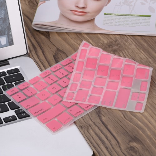

Silicone Anti-dust Ultra-thin Laptop Keyboard Protective Film Cover Sticker Skin US Layout for MacBook Pro 13.3" Retina
