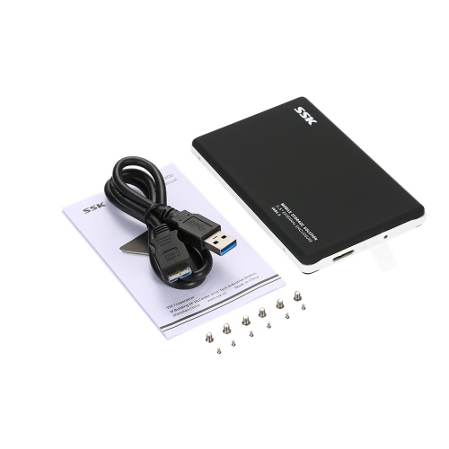

SSK 2.5" High Speed USB 3.0 SATA External Hard Drive Enclosure HDD Case 9.5mm 7mm for PC Notebook