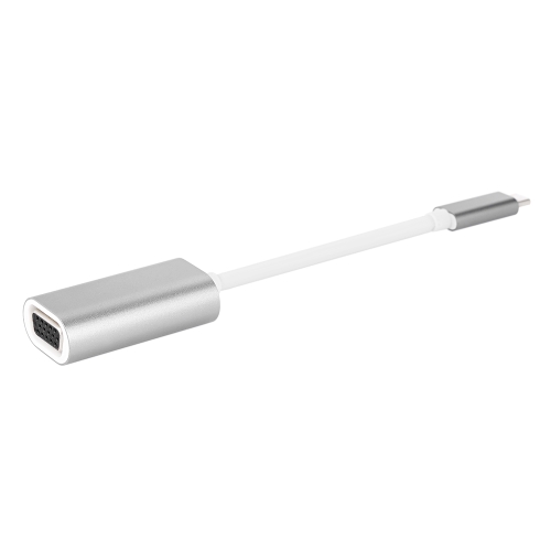 

Type C to VGA Adapter Cable USB-C VGA Male To Female Video Transfer Converter 1080P 60Hz for Macbook Chromebook Silver