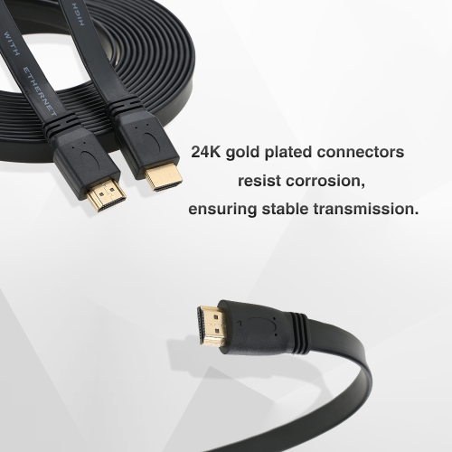 

Gold Plated High-Speed Mini-HD to HD Cable Displayport Cable 5 FT Support 3D and Audio Return Channel