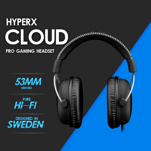 

Kingston HyperX Cloud Sliver Professional Esport Gaming Stereo Headset